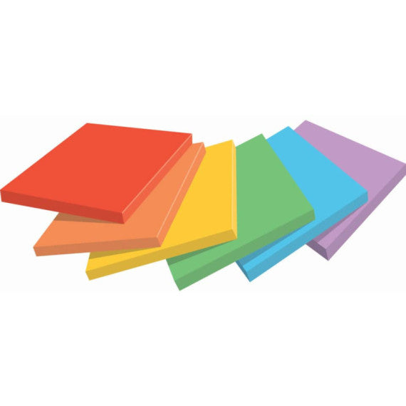 Ricariche di foglietti Post-it® Super Sticky Z-Notes Playful - conf. 6 blocchetti 90 ff 76x76 mm R330-6SS-PLAY