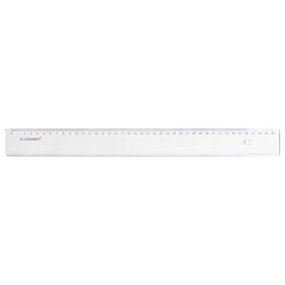 Righello Q-Connect trasparente 40 cm  KF00588