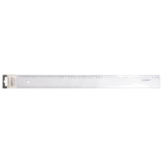 Righello Q-Connect trasparente 50 cm  KF00589