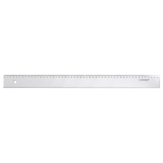Righello Q-Connect trasparente 50 cm  KF00589