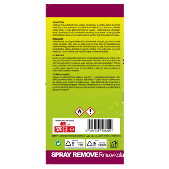 Rimuovi colla spray - 400 ml  - Starline