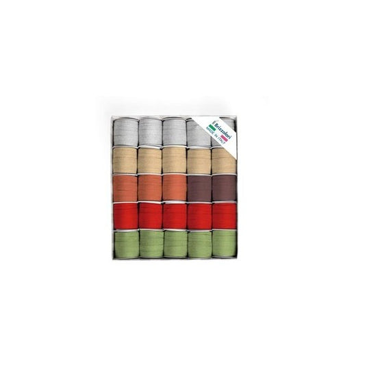 Rocche Glitty 68245 - 10 mm x 5 mt - colori assortiti - Brizzolari - conf. 25 pezzi