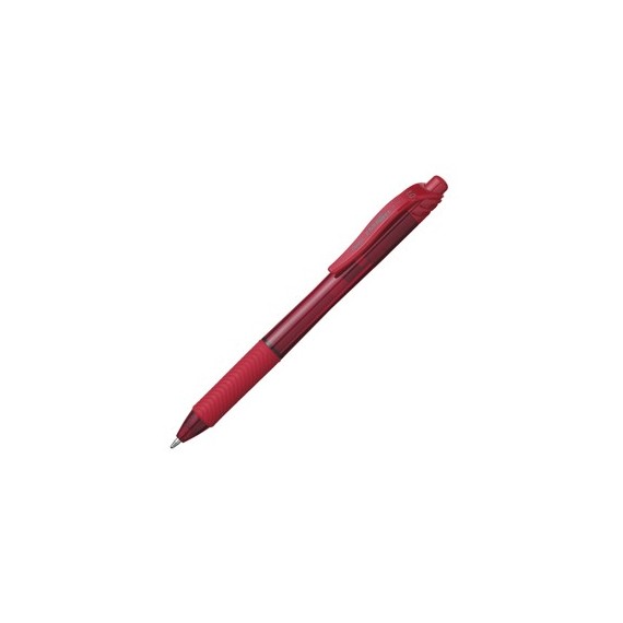 Roller a scatto Energel X Click BL110 - punta 1,0mm - rosso  - Pentel