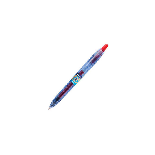 Roller gel a scatto B2P Begreen - punta 0,7 mm - rosso - Pilot