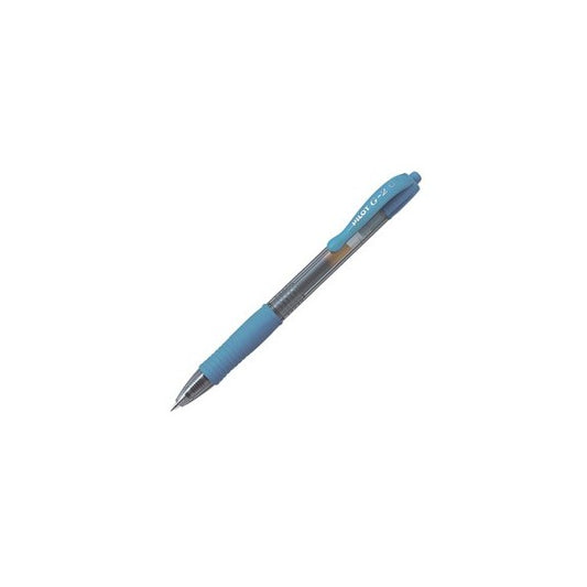 Roller gel a scatto G-2 - punta 0,7mm - celeste - Pilot