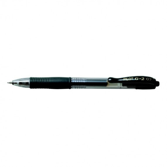 Roller gel a scatto G 2 - punta 0,7mm  - nero - Pilot - conf. 16 + 4 pezzi