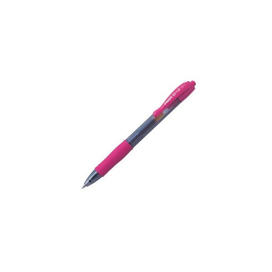 Roller gel a scatto G-2 - punta 0,7mm - rosa - Pilot