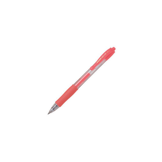 Roller gel a scatto G-2 - punta 0,7mm - rosso neon - Pilot