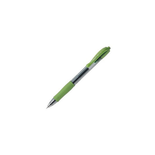 Roller gel a scatto G-2 - punta 0,7mm - verde chiaro - Pilot