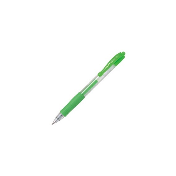 Roller gel a scatto G-2 - punta 0,7mm - verde neon - Pilot