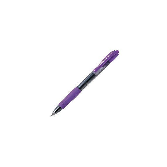 Roller gel a scatto G-2 - punta 0,7mm - viola - Pilot