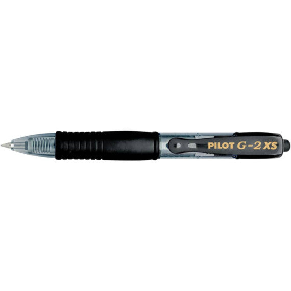 Roller gel a scatto ricaricabile Pilot G-2 Pixie 0,7 mm nero 001410