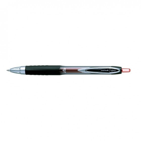 Roller gel a scatto Uni Ball Signo 207 - punta 0,7mm - rosso - Uni Mitsubishi