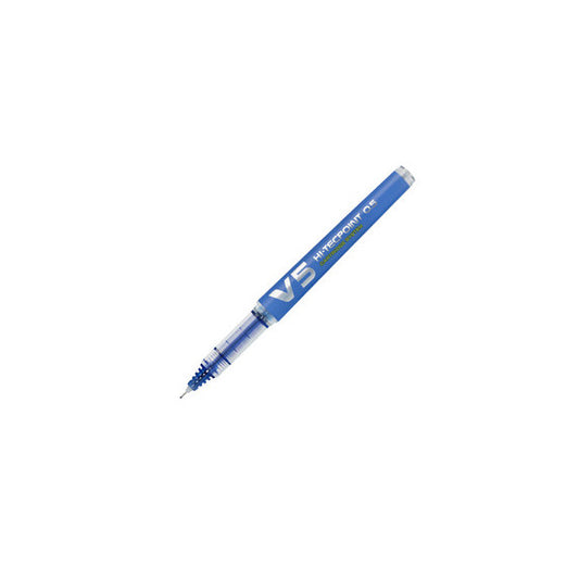 Roller Hi-Tecpoint V5 ricaricabile Begreen con cappuccio  - punta 0,50mm - blu - Pilot