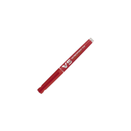 Roller Hi-Tecpoint V5 ricaricabile Begreen con cappuccio - punta 0,50mm - rosso - Pilot