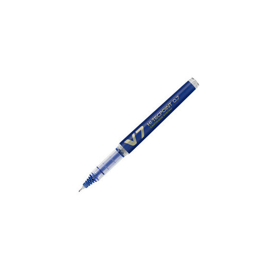 Roller Hi Tecpoint V7 ricaricabile Begreen con cappuccio - punta 0,70mm - blu  - Pilot