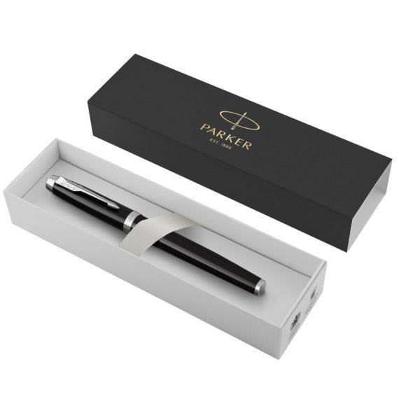 Roller IM Premium Grey Metal Chiselled - punta M - Parker