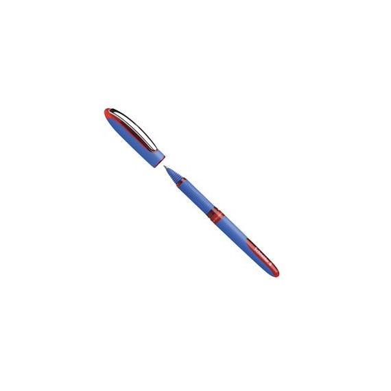 Roller One Hybrid C con cappuccio - tratto 0,3mm - rosso - Schneider