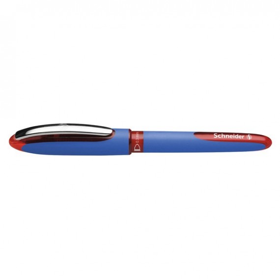 Roller One Hybrid C con cappuccio - tratto 0,3mm - rosso - Schneider