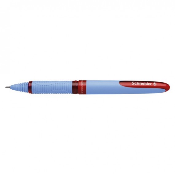 Roller One Hybrid N con cappuccio  - tratto 0,3mm - rosso - Schneider