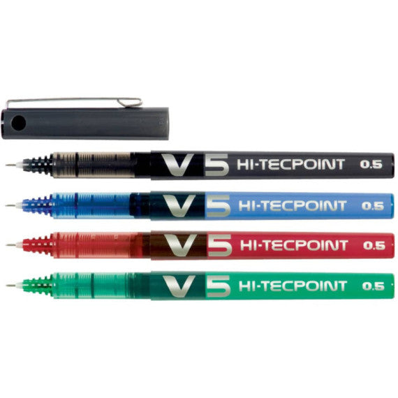 Roller Pilot Hi-Tecpoint V5 0,5 mm nero  011690
