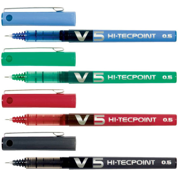 Roller Pilot Hi-Tecpoint V5 0,5 mm verde - 011693