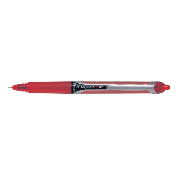 Roller Pilot Hi-Tecpoint V5 RT a scatto ricarcabile punta 0,5 mm rosso - 006782