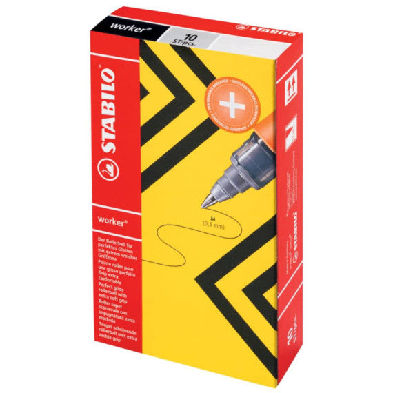 Roller Stabilo Worker 0,5 mm rosso  2018/40