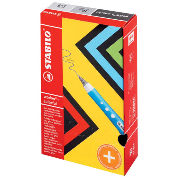 Roller Stabilo Worker Colorfull 0,5 mm rosso 2019/40