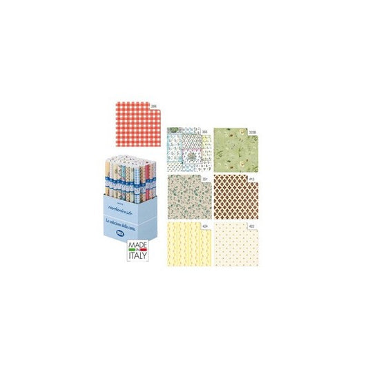 Rotoli Cartarivesto Rex Taco - lavabile - 49 x 300 cm - colori assortiti - Rex Sadoch - conf. 20 pezzi