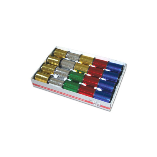 Rotolino nastro lucido Bolis Reflex 10x10 m - colori lucidi classici - conf. 20 pz - 65011073448