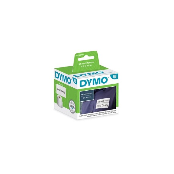 Rotolo 220 etichette LW - 990140 - spedizione/badge - 54 x 101 mm - bianco - Dymo