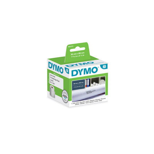 Rotolo 260 etichette LW 1983172 - 36x89 mm - carta - indirizzi estesi - bianco - Dymo