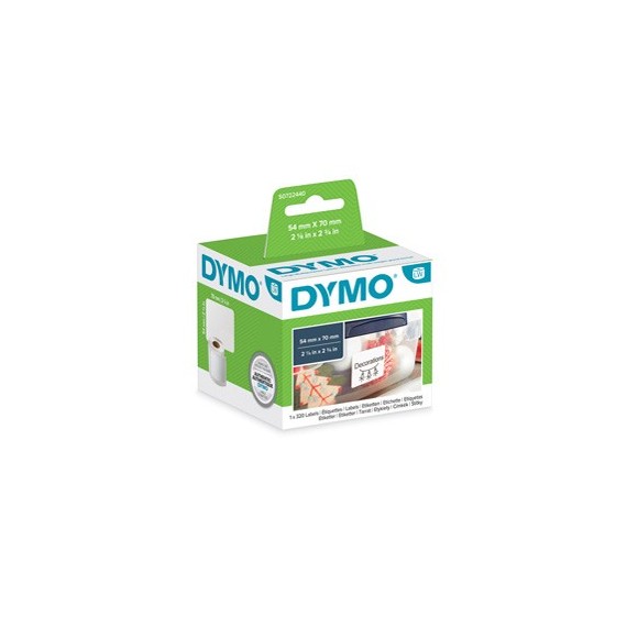 Rotolo 320 etichette LW 990150 - 54 x 70 mm - bianco - Dymo