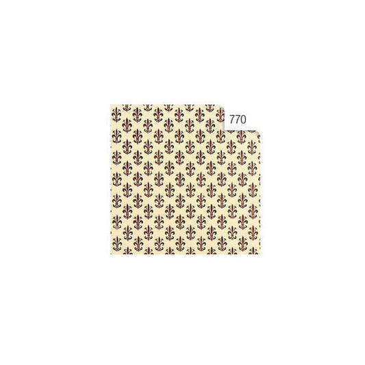 Rotolo Cartarivesto Rex 58 - lavabile - 50 x 500 cm - giglio marrone - Rex Sadoch