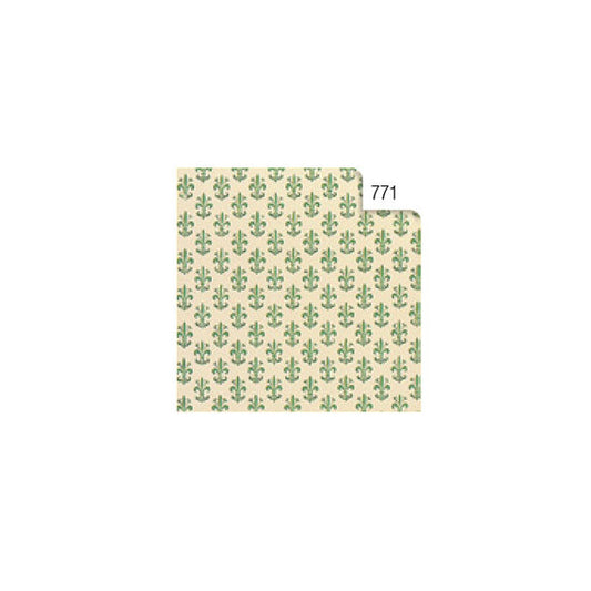 Rotolo Cartarivesto Rex 58 - lavabile - 50 x 500 cm - giglio verde - Rex Sadoch