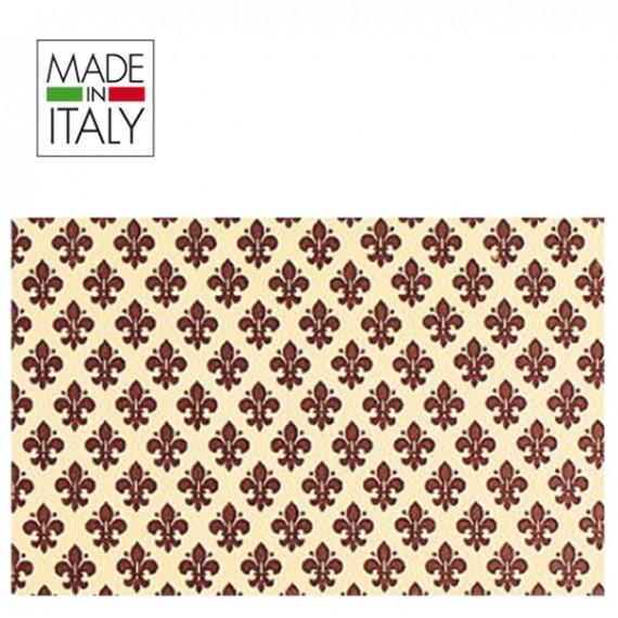 Rotolo Cartarivesto Rex Taco - lavabile - adesivo - 49 x 300 cm - giglio rosso - Rex Sadoch