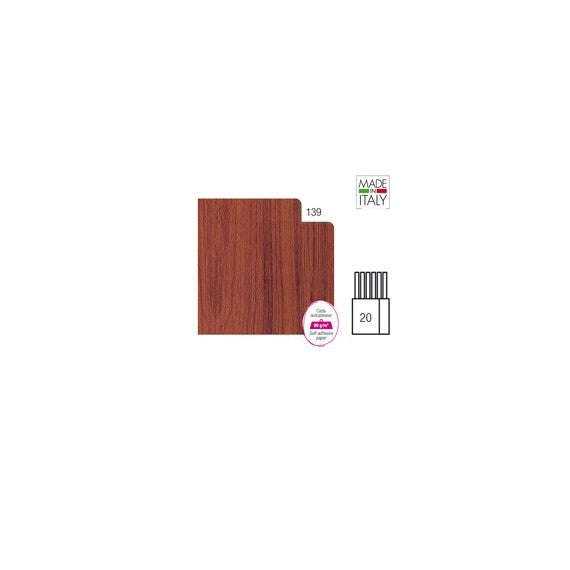 Rotolo Cartarivesto Rex Taco - lavabile - adesivo - 49 x 300 cm - legno scuro - Rex Sadoch