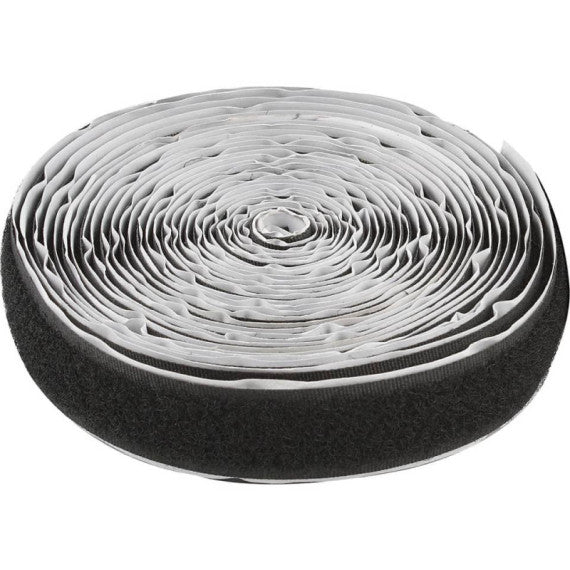Rotolo di velcro autoadesivo nero Creativ Company 20 mm x 5 m 41021