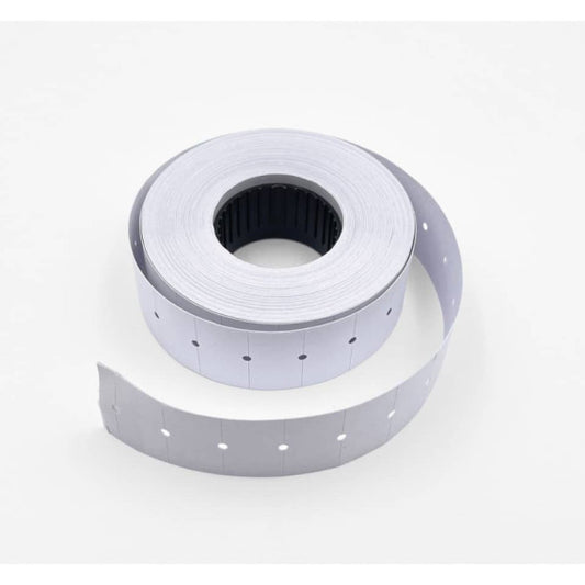 Rotolo etichette per prezzatrice Lebez colore bianco - 10 rotolini da 1000 etichette - 169