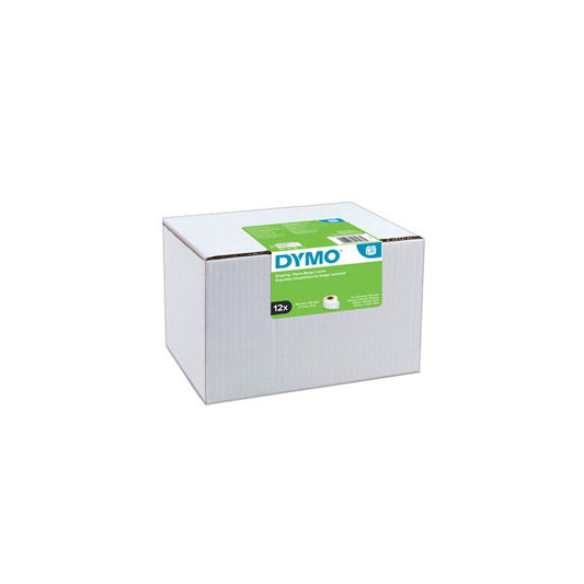 Rotolo etichette spedizione/badge - 54 x 101 mm - bianco - 220 etichette / rotolo - Dymo - value pack 12 pezzi