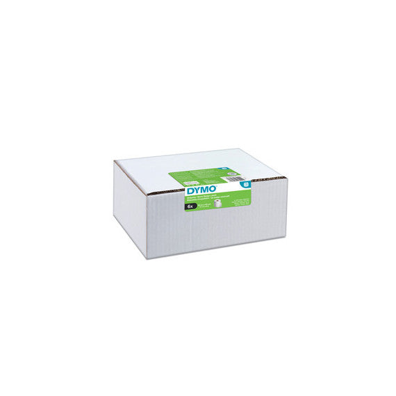 Rotolo etichette spedizione/badge - 54 x 101 mm - bianco - 220 etichette / rotolo - Dymo - value pack 6 pezzi