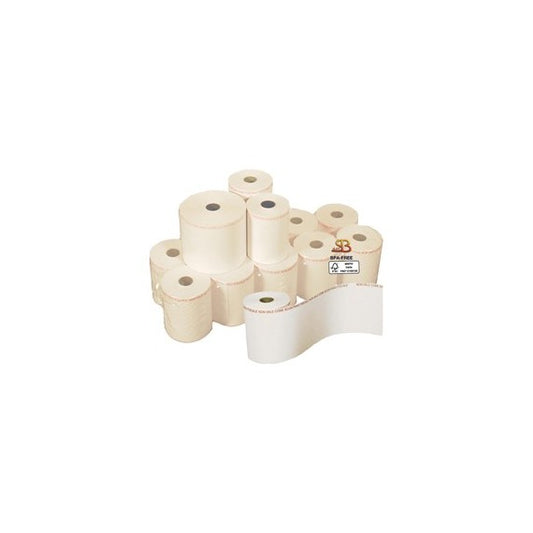Rotolo per bilancia - 62,5 mm x 38 m - diametro esterno 82 mm - anima 25 mm - 112 gr - carta termica adesiva BPA free -