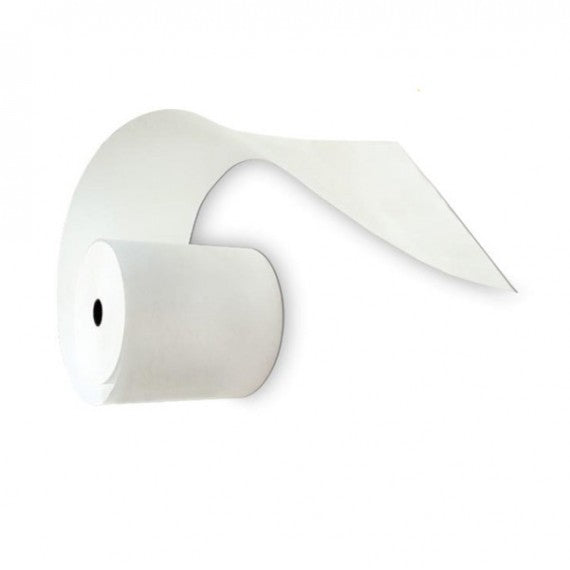 Rotolo per calcolatrice -  57 mm x 35 mt - 60 gr - diametro esterno 60 mm - anima 12 mm - bianca - Rotolificio Pugliese
