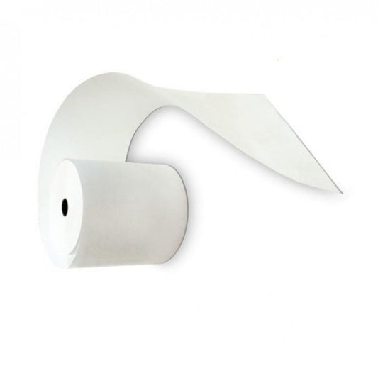 Rotolo per calcolatrice -  57 mm x 35 mt - 60 gr - diametro esterno 60 mm - anima 12 mm - bianca - Rotolificio Pugliese