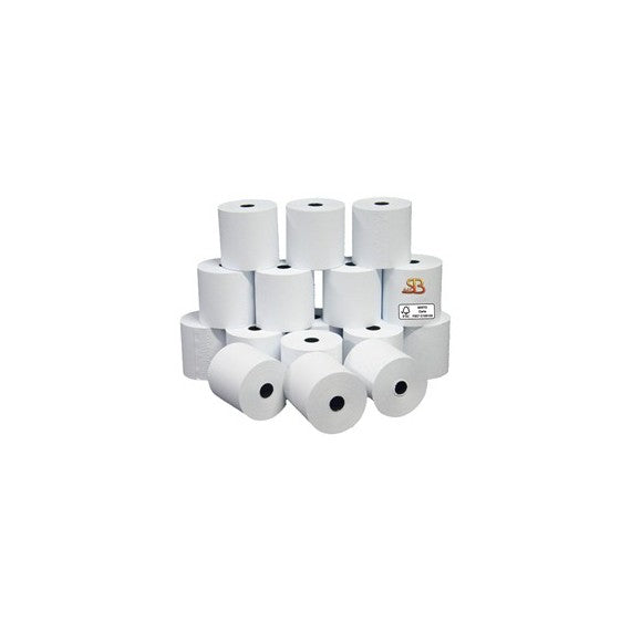 Rotolo per calcolatrici - 57 mm x 35 m - diametro esterno 60 mm - anima 12 mm - 60 gr - carta neutra - Sabacart - bliste