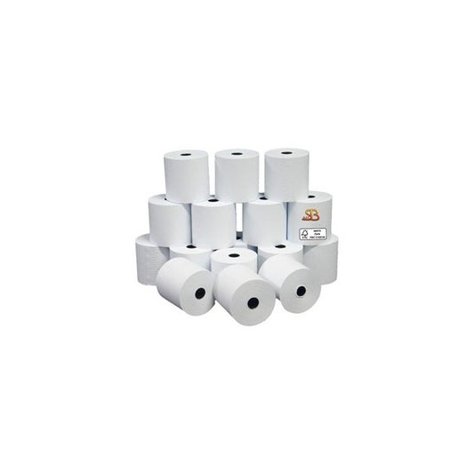 Rotolo per calcolatrici - 57 mm x 35 m - diametro esterno 60 mm - anima 12 mm - 60 gr - carta neutra - Sabacart - bliste