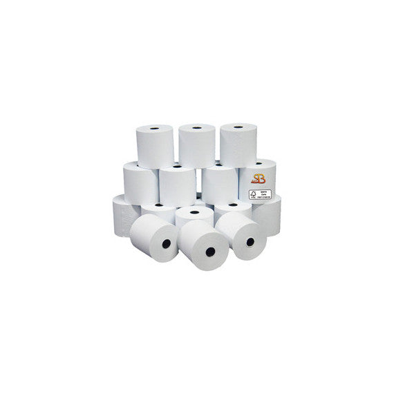 Rotolo per calcolatrici - 74 mm x 35 m - diametro esterno 60 mm - anima 12 mm - 60 gr - carta neutra - Sabacart - bliste