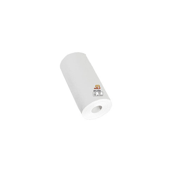 Rotolo per POS - 57 mm x 8,5 m - diametro esterno 25 mm - senza anima - 48 gr - carta termica BPA free - Sabacart - blis
