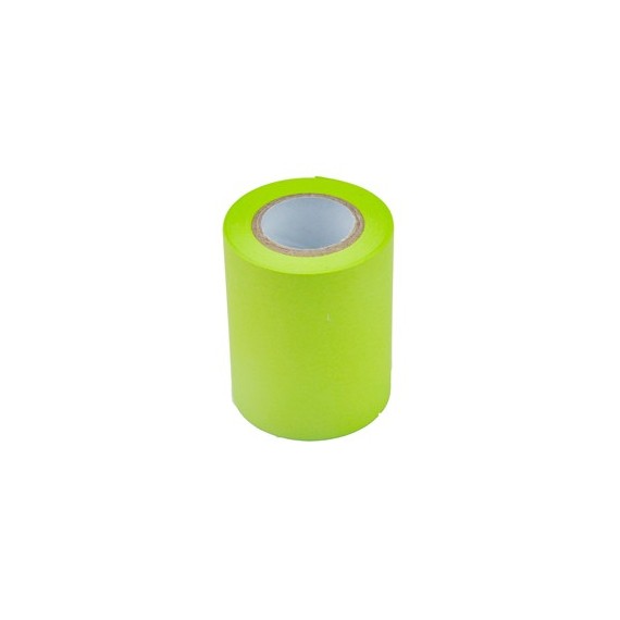 Rotolo ricarica carta autoadesiva - verde neon - 59mm x 10mt - per Memoidea Tape Dispenser - Iternet